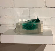 Climbing to the top of the green ”Iceberg” to find my Love