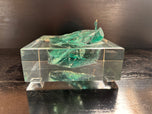 Climbing to the top of the green ”Iceberg” to find my Love
