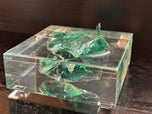 Climbing to the top of the green ”Iceberg” to find my Love