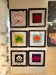 Space invaders in orange and blue by Rolf Gruyters