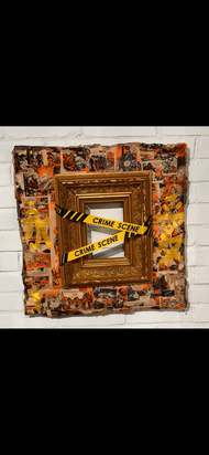 Orange Pep is around the crime scene