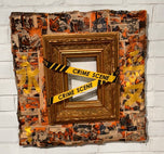 Orange Pep is around the crime scene