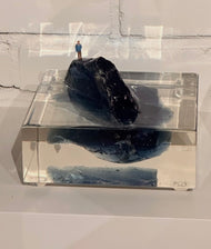 Climbing to the top of the blue iceberg to find my Love