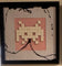 Space invaders in white and pink by Rolf Gruyters