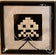 Space Invaders in white marble and black by Rolf Gruyters